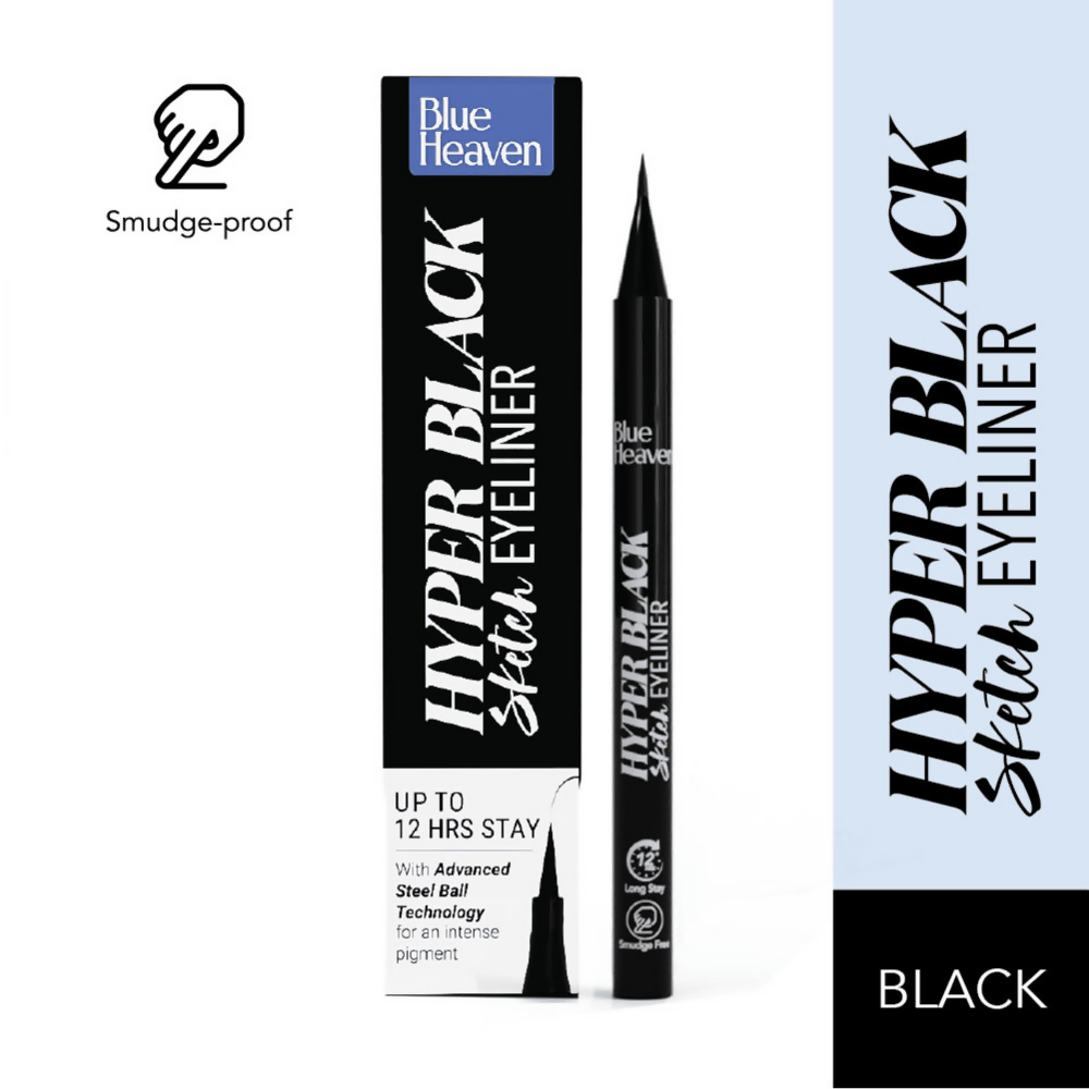 Blue Heaven Hyper Black Sketch Eyeliner Pen