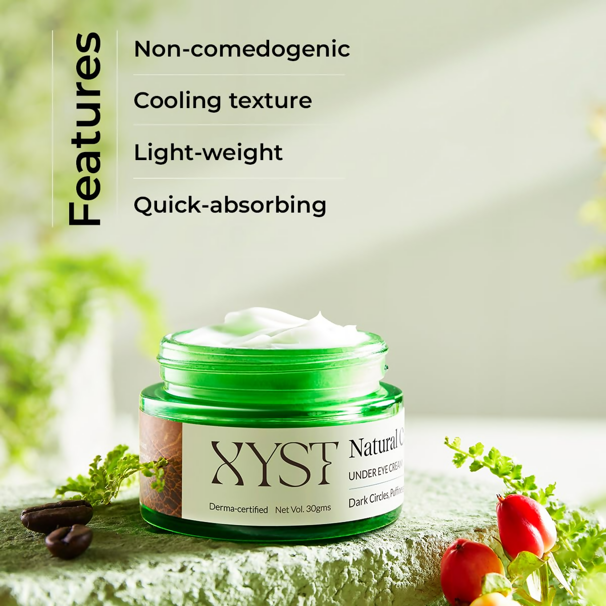 Xyst Natural Caffeine Under Eye Cream For Dark Circles
