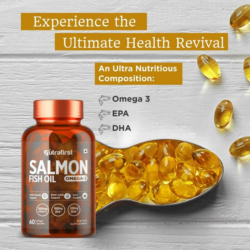 Nutrafirst Salmon Fish Oil Capsules