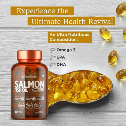 Nutrafirst Salmon Fish Oil Capsules