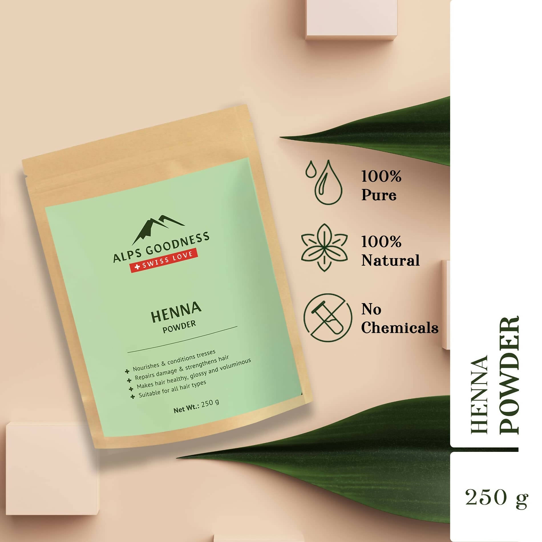 Alps Goodness Henna Based Hair Color Powder - Drmedicart