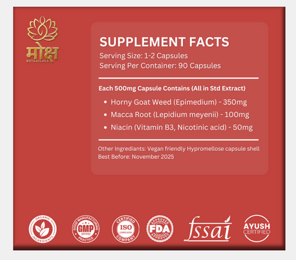 Moksha Botanicals Moolprana Capsules