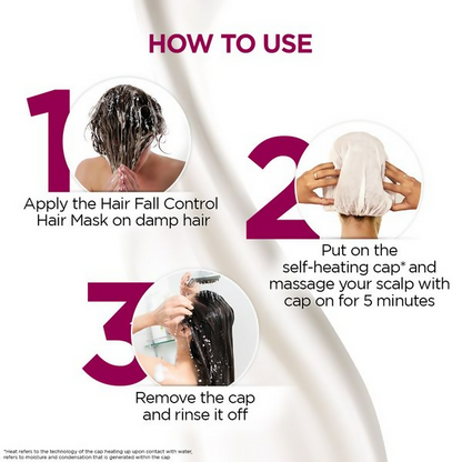 BBlunt Hair Fall Control Heat Hair Spa Mask with Pea Protein & Caffeine
