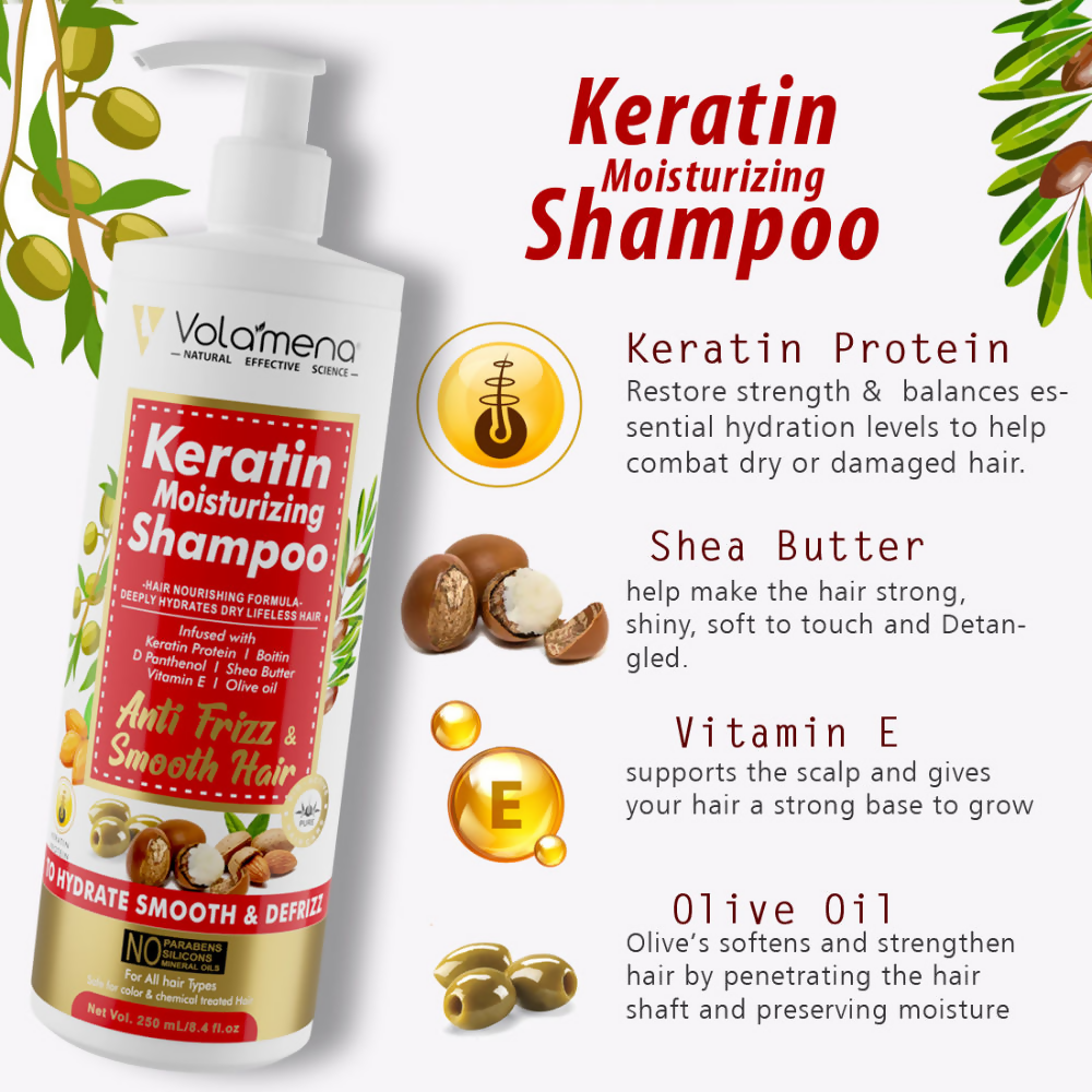Volamena Keratin Moisturizing Shampoo