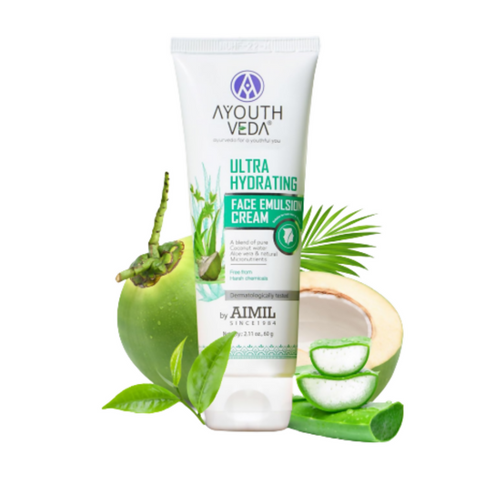 Buy Ayouthveda Ultra Hydrating Face Emulsion Cream from DrMediCart, Ship from India to USA