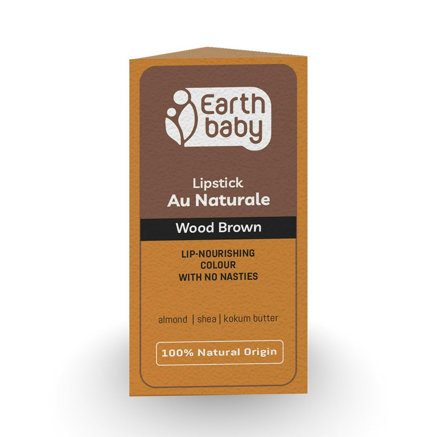 Earthbaby Lipstick Au Naturale 100% Natural Origin ( Wood Brown)