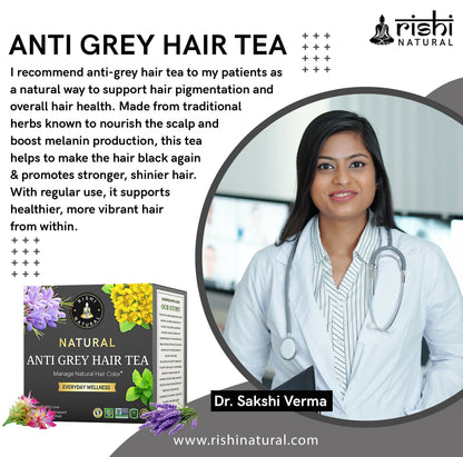 Rishi Natural Anti Grey Hair Herbal Tea
