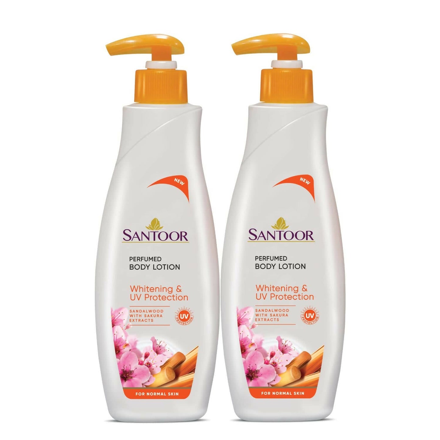 Santoor Body Lotion Whitening And UV Protection