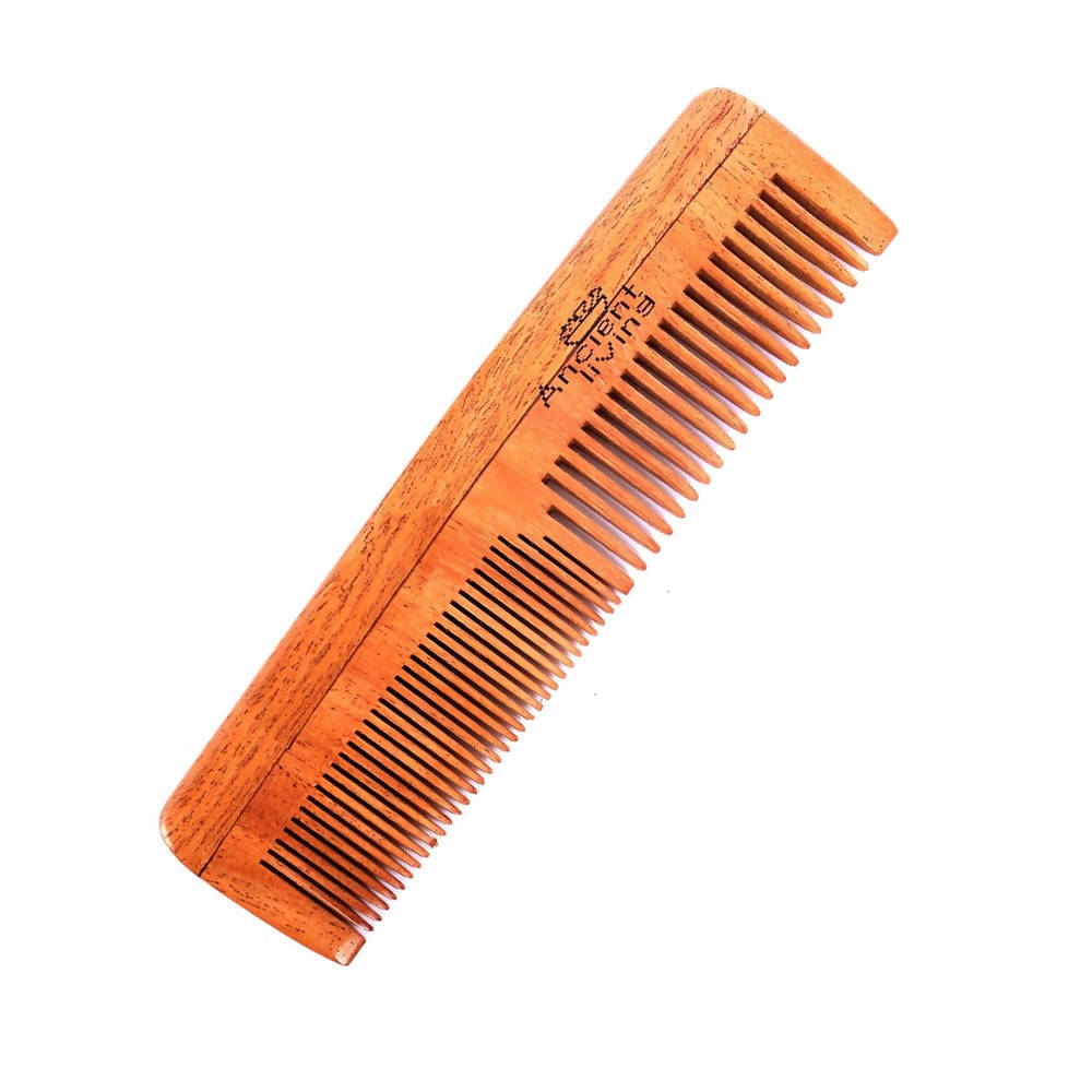 Buy Ancient Living Neem Wood Comb 2 in 1 Model from DrMediCart, Ship from India to USA