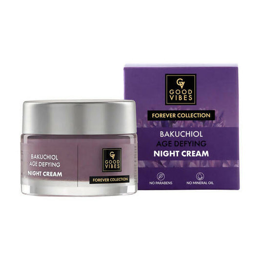 Buy Good Vibes Bakuchiol Age Defying Night Cream from DrMediCart, Ship from India to USA