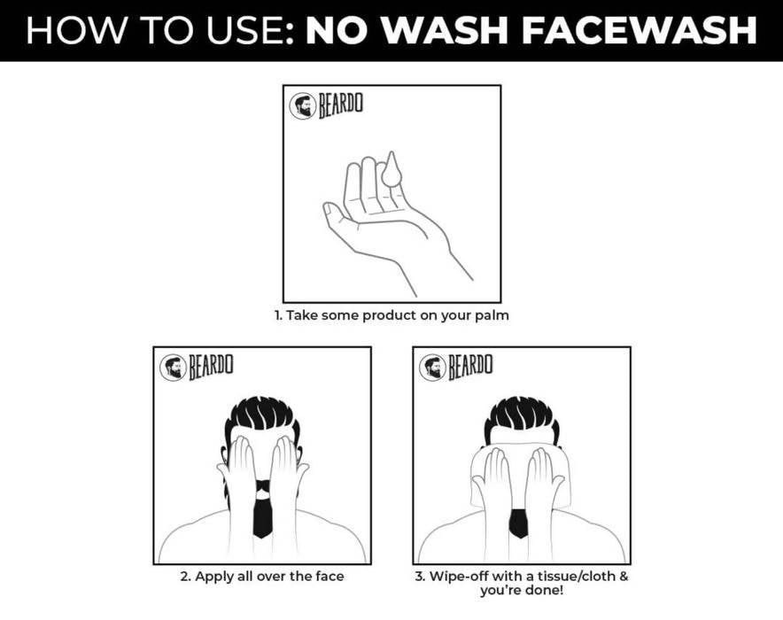 beardo no wash face wash buy in usa