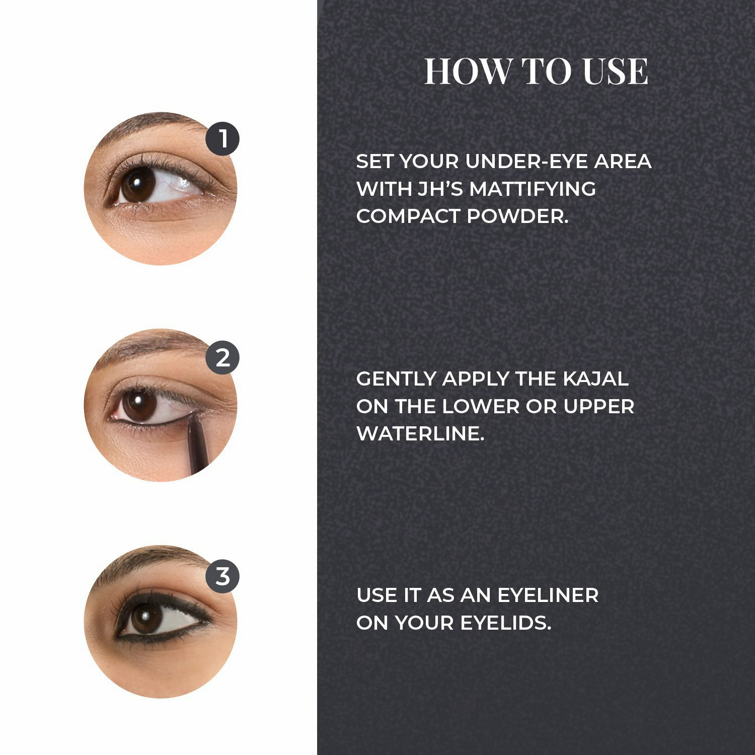 Just Herbs Naynam Day - Long Kohl Kajal