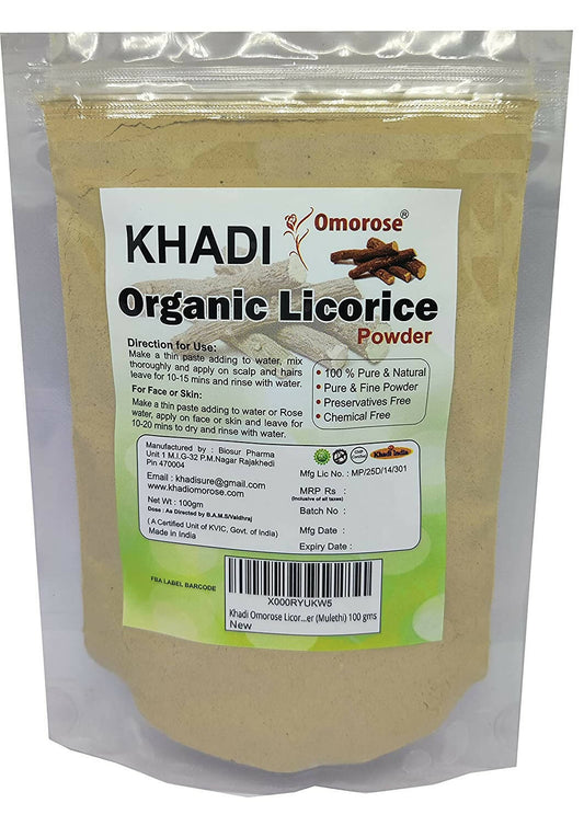 Khadi Omorose Licorice (Mulethi) Powder - DrMediCart