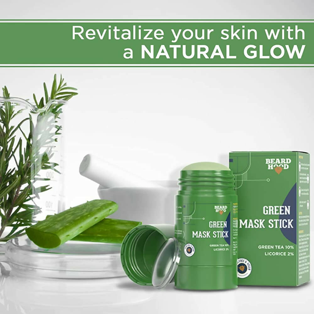 beardhood green tea cleansing mask stick for face buy in usa