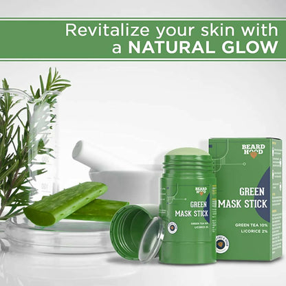 beardhood green tea cleansing mask stick for face buy in usa