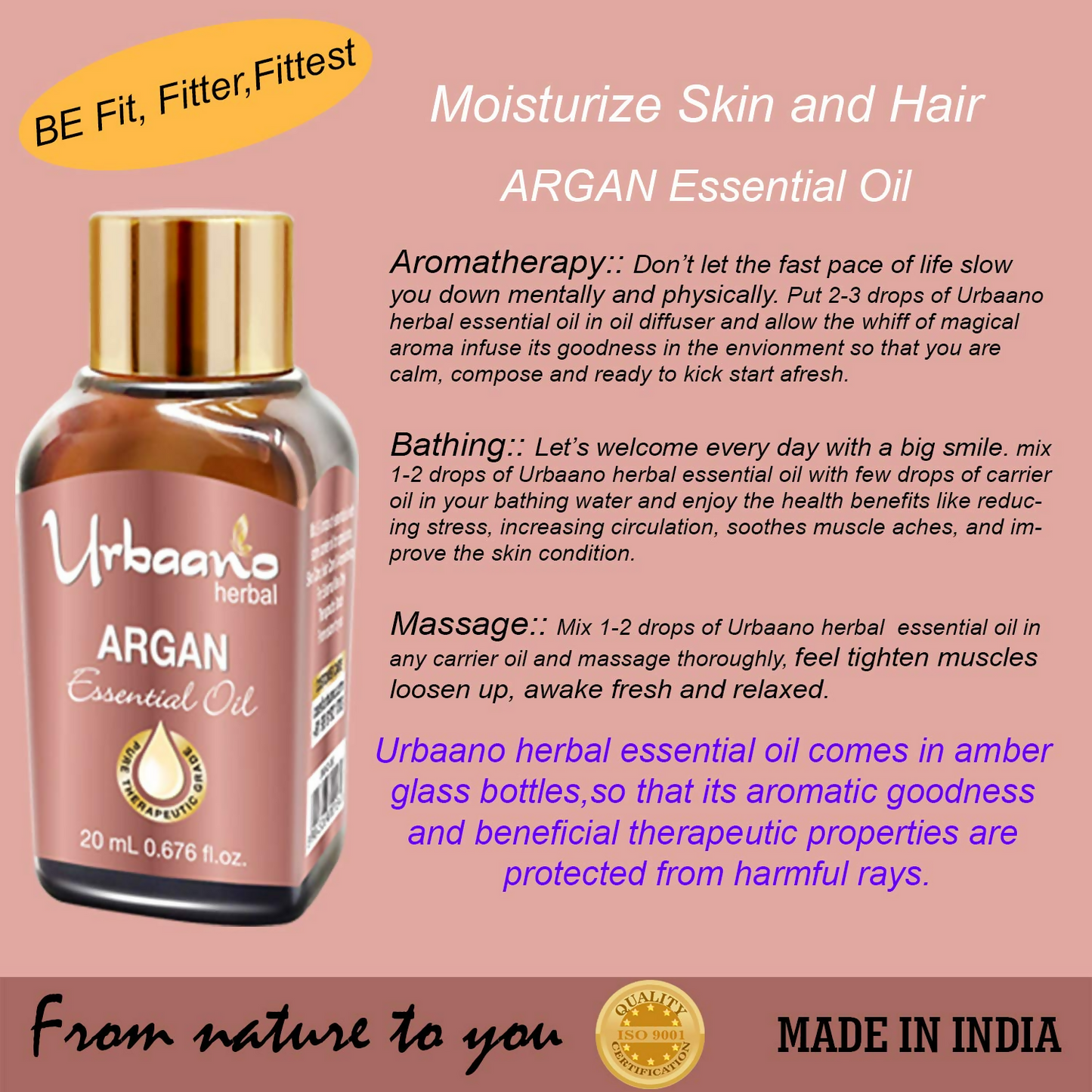 Urbaano Herbal Argan Essential Oil