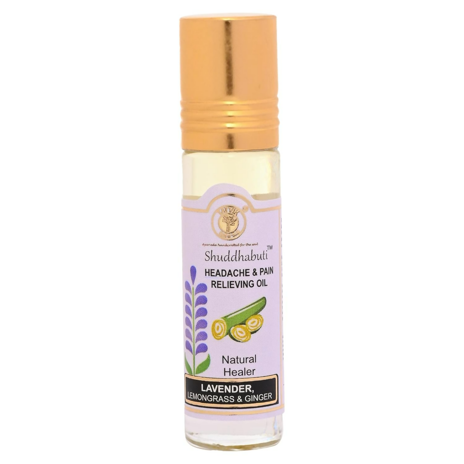 Tatvik Ayurveda Shuddhabuti Headache & Pain Releiving Oil (Lemongrass, Ginger & Tulsi)