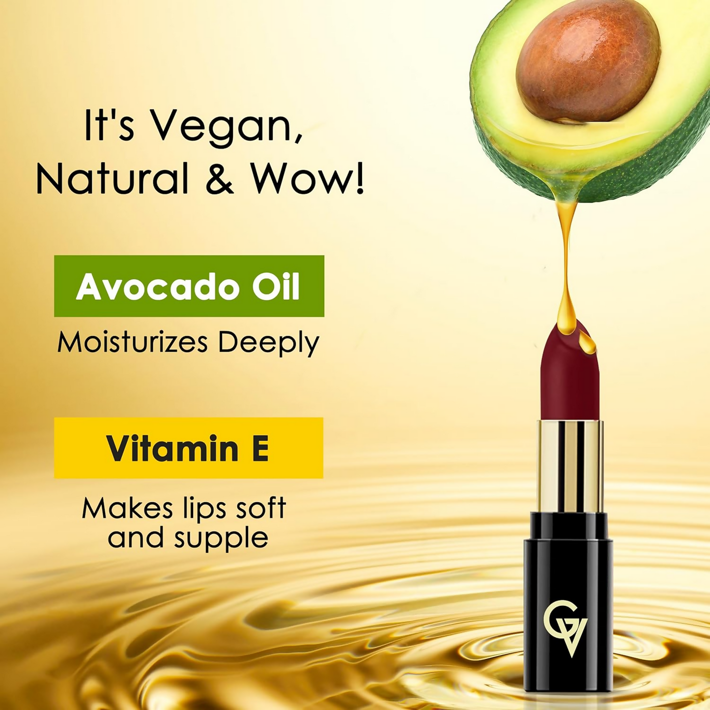 Good Vibes HydraGlow Creme Lipstick - Cherry Red