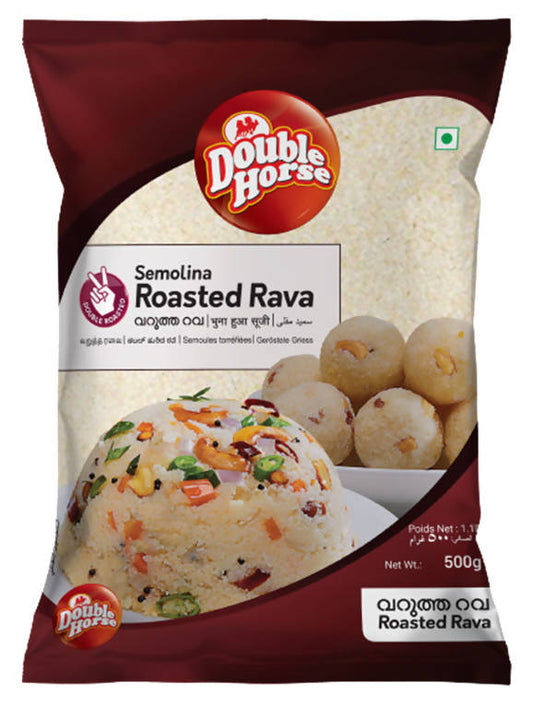 Double Horse Semolina Roasted Rava