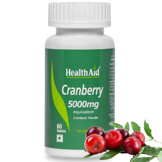 HealthAid Cranberry 5000 mg Equivalent Tablets
