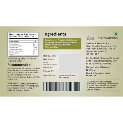 Teacurry Beard Tea Bags - Drmedicart