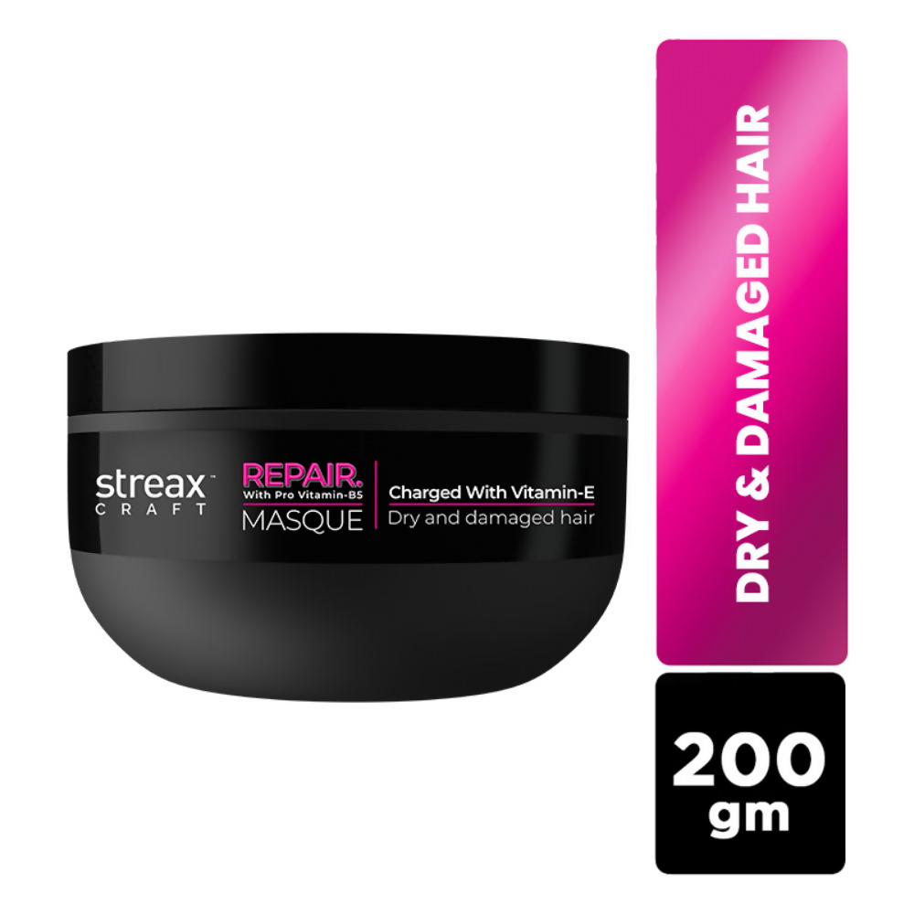 Streax Craft Repair Mask Hair Spa For Dry and Damaged Hair Repair With Pro Vitamin B-5