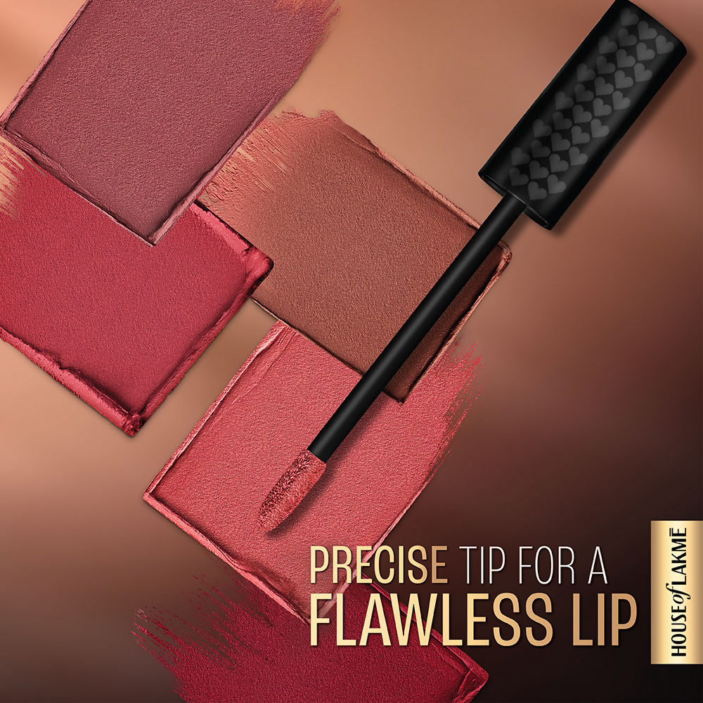 Lakme Xtraordin-Airy Velvet Matte Lip Mousse - Right Swipe Pink