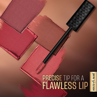 Lakme Xtraordin-Airy Velvet Matte Lip Mousse - Right Swipe Pink