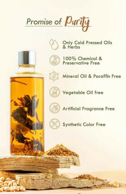 Nat Habit Soybean Methi Summer Hair Oil