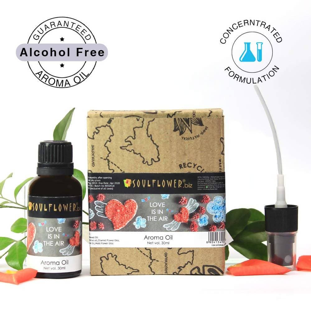Soulflower Love Is In The Air Aroma Oil - DrMediCart