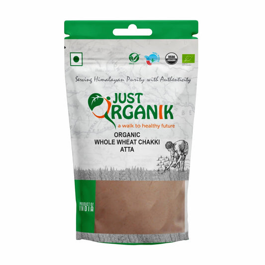 Buy Just Organik Whole Wheat Chakki Flour from DrMediCart, Ship from India to USA