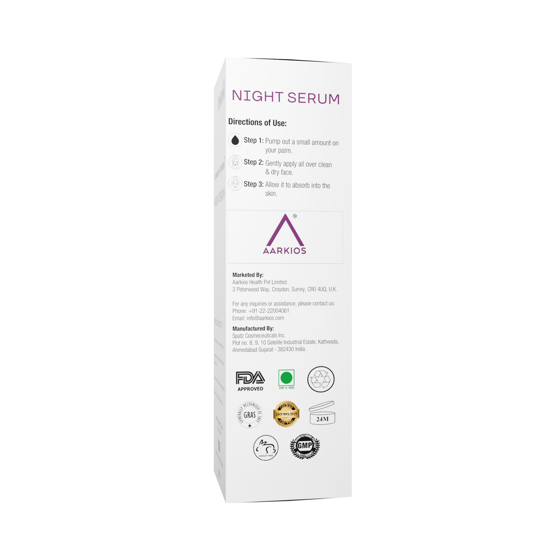 Flawless Finesse By HealthAid Night Serum