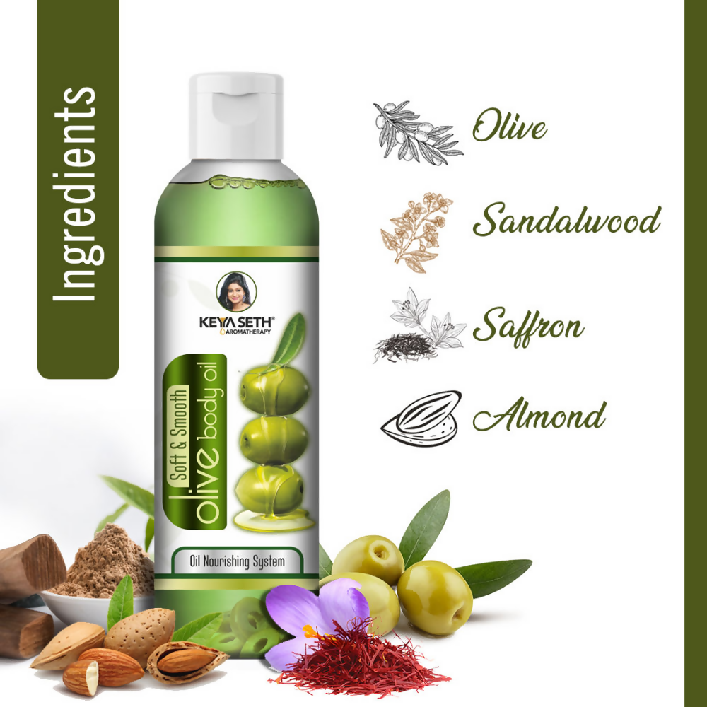 Keya Seth Aromatherapy Soft & Smooth Olive Body Oil