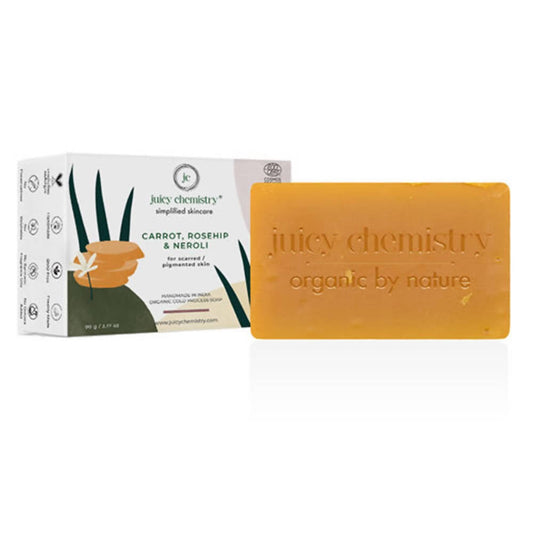 Juicy Chemistry Carrot , Rosehip & Neroli Soap For Scarred