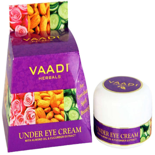 Vaadi Herbals Under Eye Cream Almond Oil and Cucumber Extract - DrMediCart 