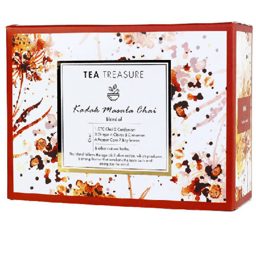 Tea Treasure Kadak Masala Chai Tea Bags - Drmedicart
