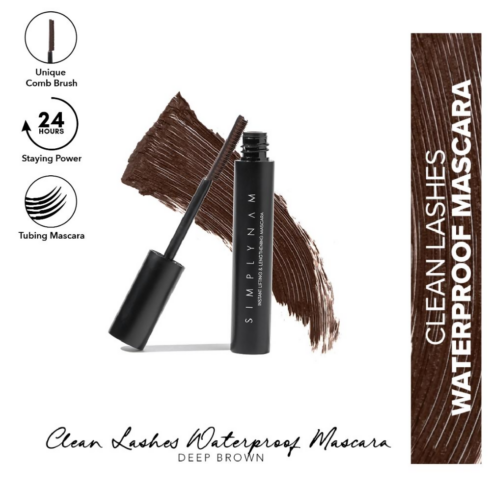 Simply Nam Clean Lashes Mascara - Deep Brown