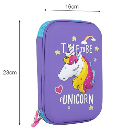 New Kids Designer Hardtop Pencil Case for Girls and Women (Multi Color) - Drmedicart