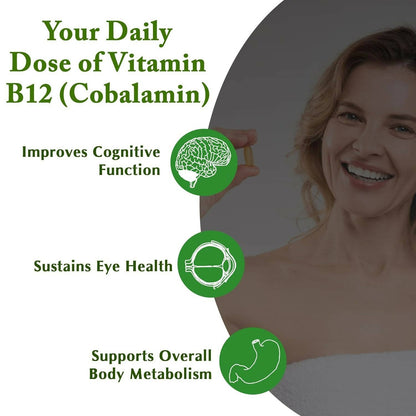 Planet Ayurveda Plant Based Vitamin B12 Capsules