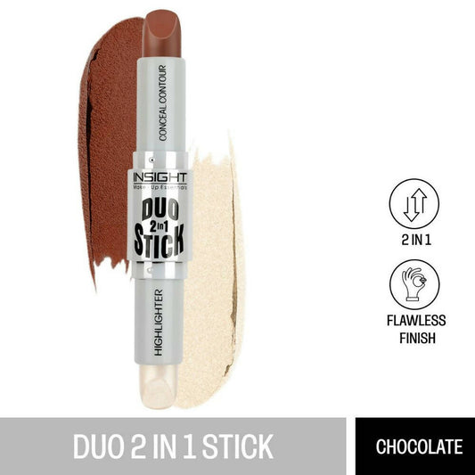 Buy Insight Cosmetics Duo Stick Contour + Highlighter - 03 Chocolate from DrMediCart, Ship from India to USA