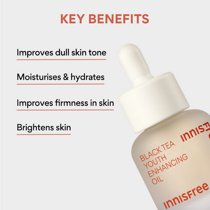 Innisfree Black Tea Youth Enhancing Oil For Anti-Aging & Healthy Glow