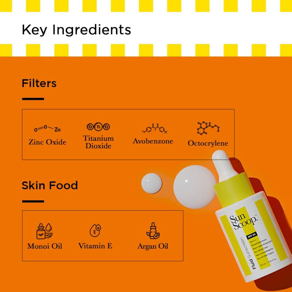 Sun Scoop Fluid Sunscreen SPF 60 - DrMediCart