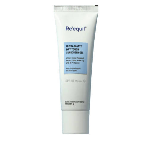 Buy Re'equil Ultra Matte Dry Touch Sunscreen Gel SPF 50 PA++++ from DrMediCart, Ship from India to USA