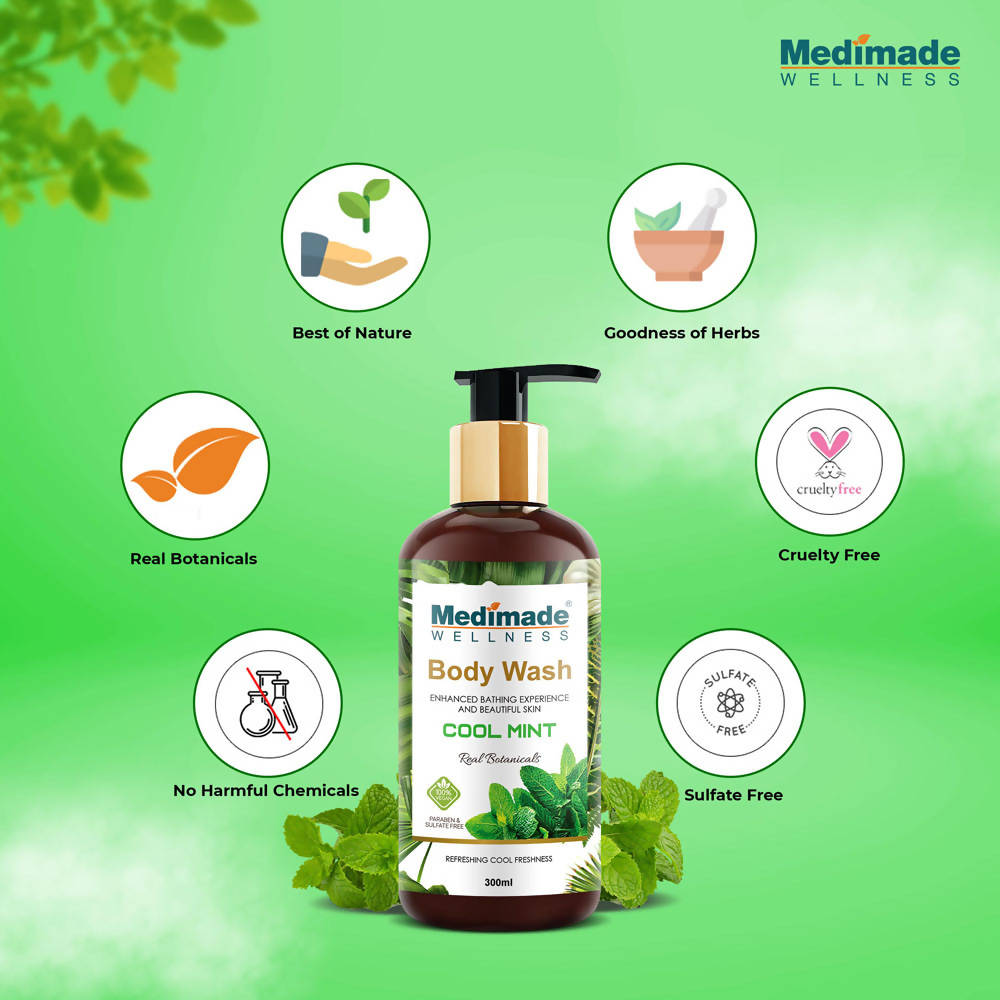 Medimade Wellness Cool Mint Body Wash - DrMediCart