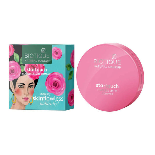 Buy Biotique Natural Makeup Startouch Flawless Matte Compact - Tawny Nutmeg from DrMediCart, Ship from India to USA