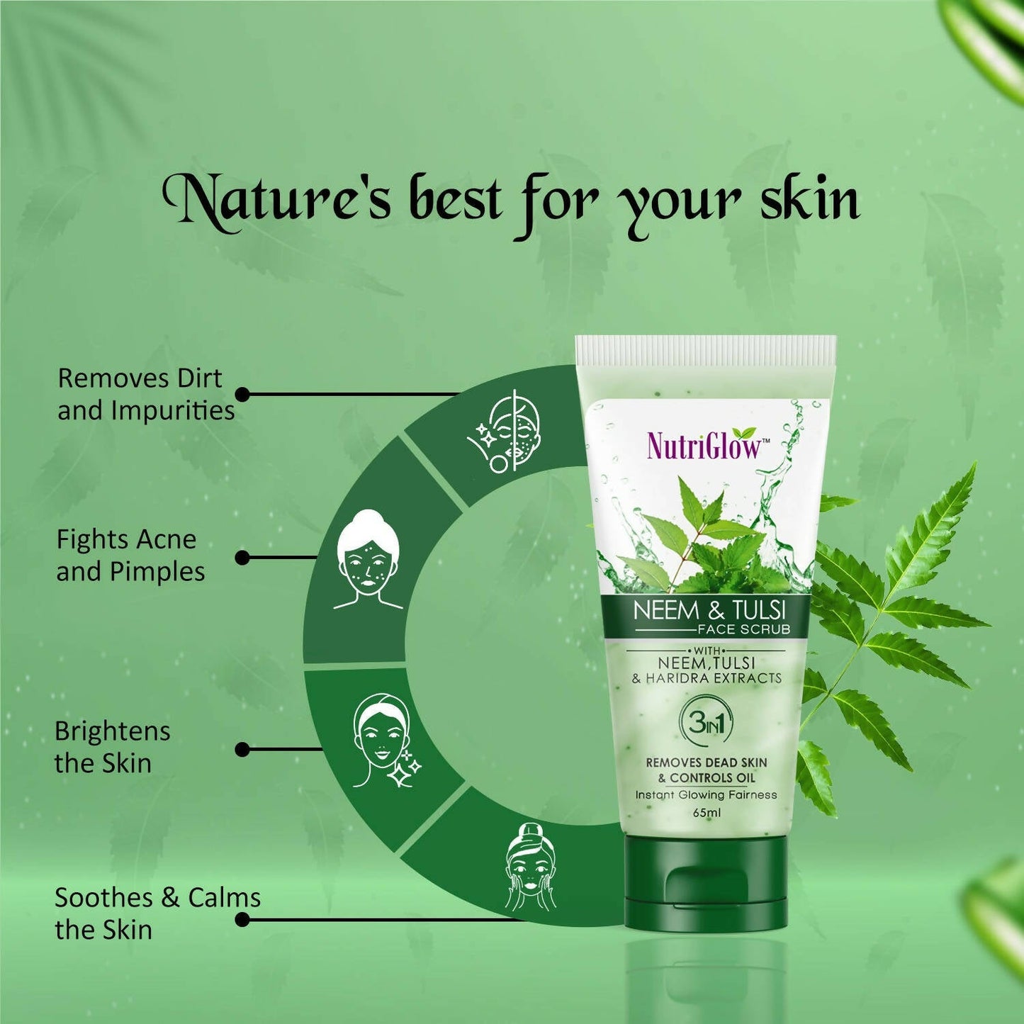 NutriGlow Neem & Tulsi Face Scrub