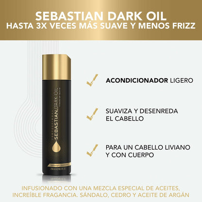 Buy Sebastian Professional Dark Oil Lightweight Hair Conditioner for Smoothening Hair from DrMediCart, Ship from India to USA