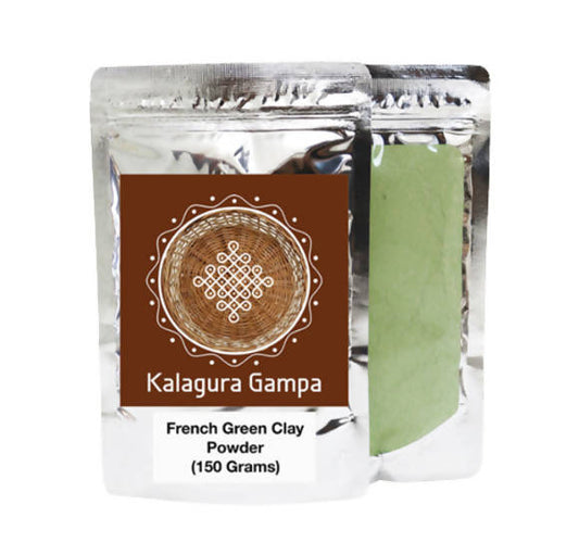 Buy Kalagura Gampa French Green Clay Powder from DrMediCart, Ship from India to USA