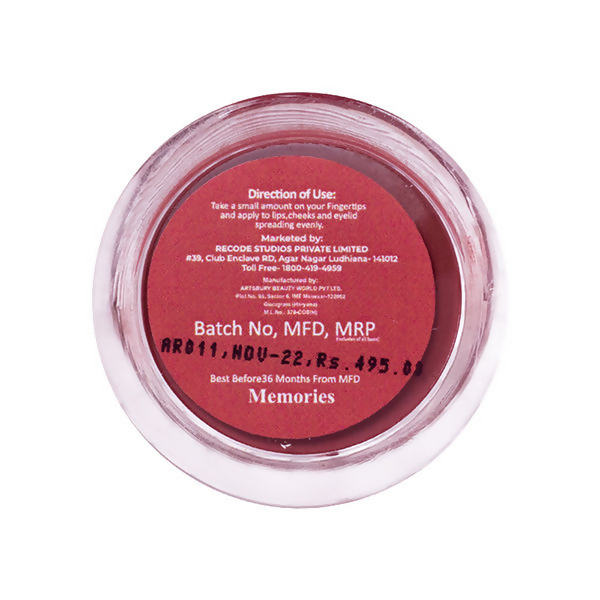 Recode Lip & Cheek Tint - 10- Memories
