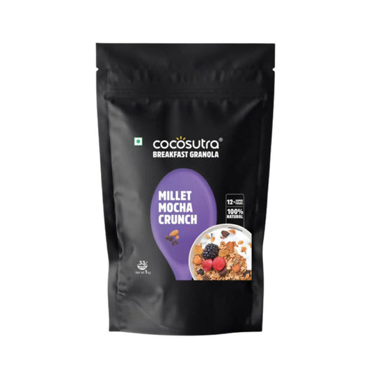 Buy Cocosutra Millet Mocha Crunch Breakfast Granola from DrMediCart, Ship from India to USA